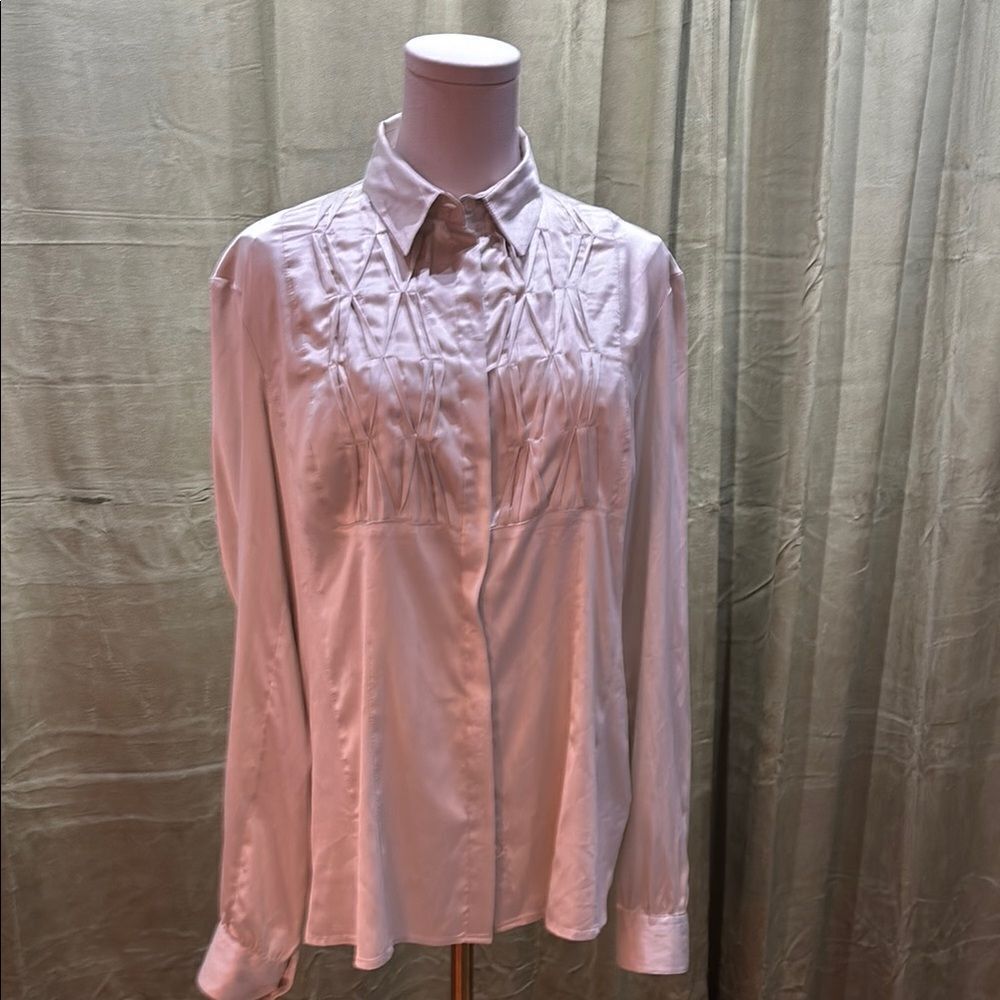 Sisley satin blouse, M